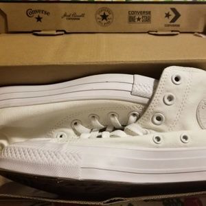 White High Top Converse